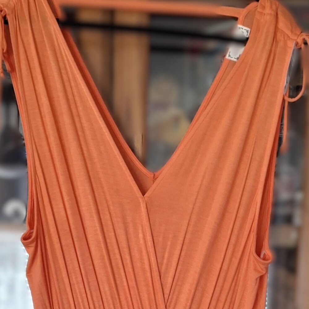 Tri Color Maxi Dress
